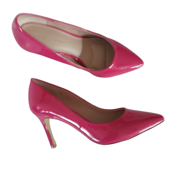 Kelly & Katie Shoes - Kelly & Katie Barbie Pink Astivia Size 9M - EUR 40 Patent Leather Heels